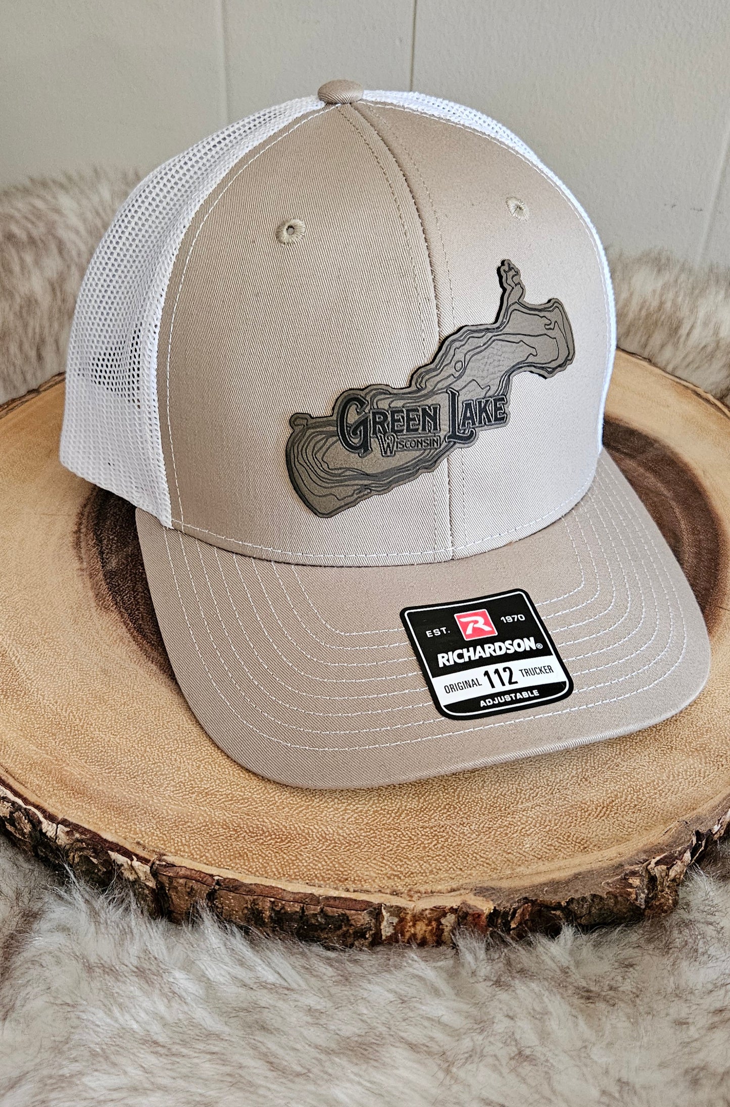 "Green Lake" Hat with Buckskin Leather Patch