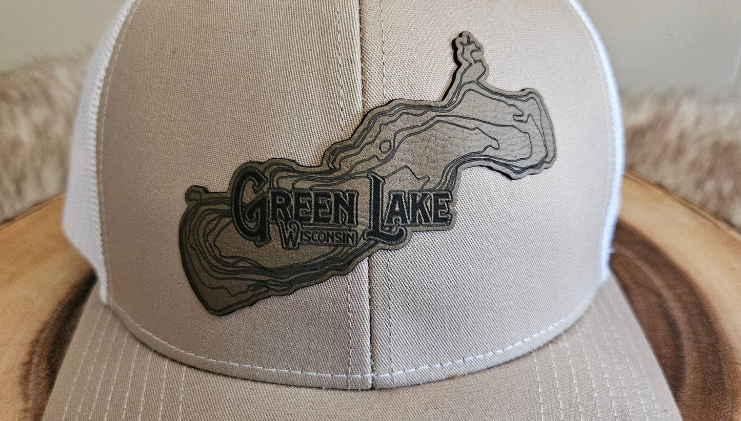 "Green Lake" Hat with Buckskin Leather Patch